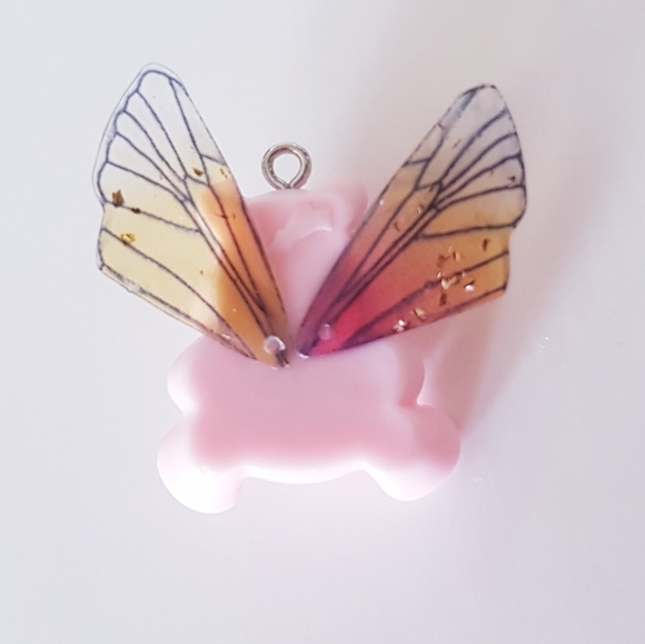 Two Hearts One Mind Necklace Pendant Charm Fairy Beary Collection Hand Crafted - Picture 9 of 9